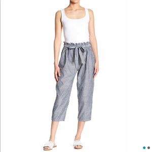 Abound Striped Paperbag Pants